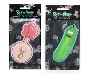 Rick and Morty Air Freshener Bundle Plumbus & Pickle Rick