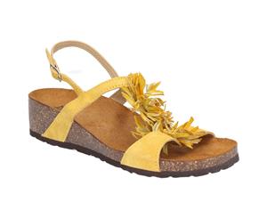 Riva Womens/Ladies Java Buckled Sling Back Sandal (Yellow) - FS6302