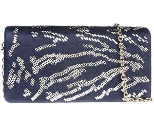 Rodo Designer Clutch - Dark Blue