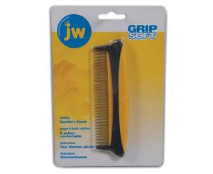 Rotating Pin Comfort Dog Comb - Medium (13cm) (JW GripSoft)