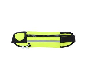 SPORX Light Slim Running Belt Zip Waist Pouch 4 colour Green