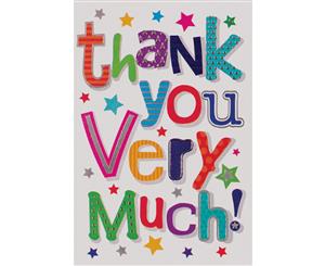 Se Open Thank You Very Much Individually Wrapped Cards (Pack Of 24) (Multicolour) - SG13544