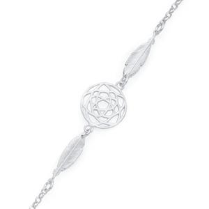 Silver 19cm Dream catcher Bracelet