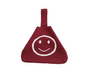 Smile Face Handbag Clutches - Red