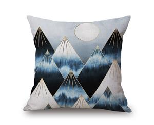 Stick Figure Mountain on Cotton&linen Pillow Cover 80768