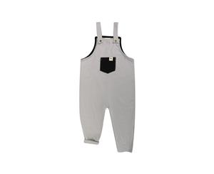 Turtledove Plain Easy Fit Dungaree