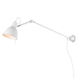 Verve Design Harper DIY Wall Light with Long Arm - White