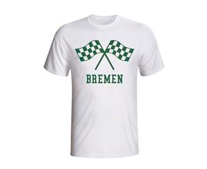 Werder Bremen Waving Flags T-shirt (white)