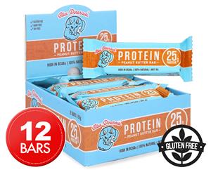 12 x Blue Dinosaur Protein Bars Peanut Butter 60g