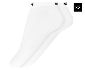 2 x Bonds Women's Performance Training Ankle Socks 2-Pack - White