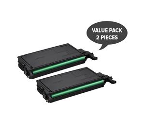 2 x CLT-K508K Premium Generic Black Toner