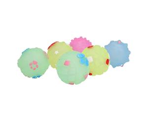 AB Tools 6Pk Small Pastel Balls - Perfect Dog Toy For Puppies or Small Dogs (3cm/1.5")