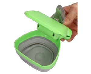 AB Tools Easy Pick-Up Portable Waste Scooper for Dogs and 1 Roll of Poo Bags