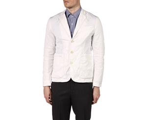 Acne Studios Men's Torn Fabric Blazer - White