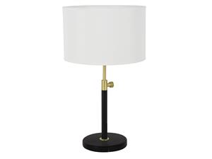 Albus 1 Light Table Lamp in Brass/Matte Black