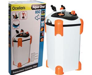 Aqua One Ocellaris External Aquarium Fish Tank Canister Water Filter 850