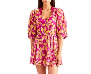 Aubade PZ69 Poesie Exotique Tunic Beach Dress - Hawaiian Pink