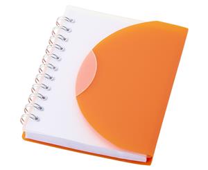 Bullet Post A7 Notebook (Orange/Transparent) - PF503