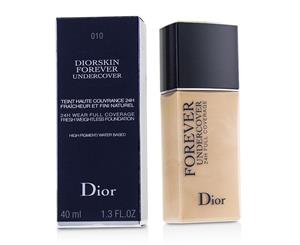 Christian Dior Diorskin Forever Undercover 24H Wear Full Coverage Water Based Foundation # 010 Ivory 40ml/1.3oz