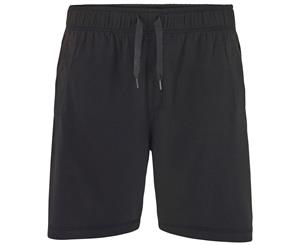 Comfy Co Mens Elasticated Lounge Shorts (Black) - RW5320