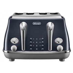 DeLonghi - CTOC 4003.BL - Icona Capitals 4 Slice Toaster - London Blue