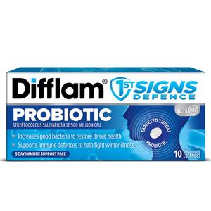 Difflam First Sign Defence Probiotic 10 Lozenges