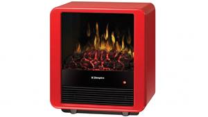 Dimplex 1500W Mini Cube Electric Fire Heater - Red