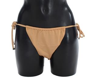 Dolce & Gabbana Beige Bikini Bottom Swimwear Beachwear