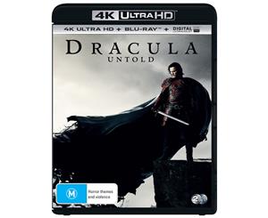 Dracula Untold 4K Ultra HD Blu-ray Digital Download UHD Region B