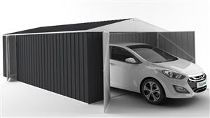 EasyShed 7530 Garage Shed - Iron Grey