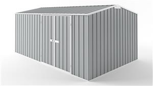 EasyShed D4530 Tall Truss Roof Garden Shed - Gull Grey