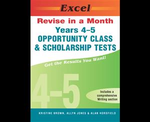 Excel Opportunity Class & Scholarship Tests  Years 4-5