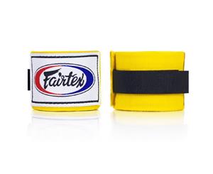 FAIRTEX-Elasticised Boxing Hand Wraps Muay Thai MMA 3M 120 Inch - Yellow