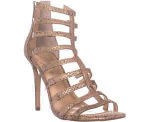 Fergie Regal Strappy Heeled Sandals Beige