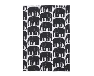 Finlayson Elefantti Tea Towel Black