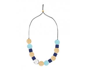 Florence Broadhurst Circles And Squares Adjustable Necklace With Geometric Shape