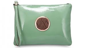 Gia Genuine Leather Travel Pouch - Mint