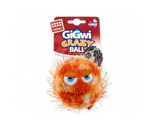 Gigwi Crazy Squeaker Ball Orange Medium