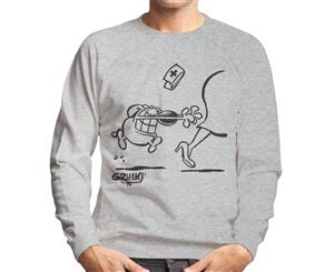 Grimmy Chasing The Nurse Men's Sweatshirt - Heather Grey