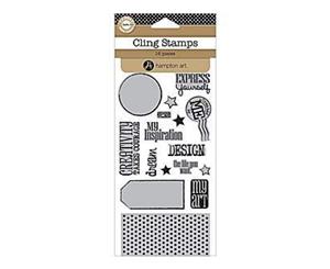 Hampton Art - Canvas Corp Cling Stamps 4X8 Sheet My Art