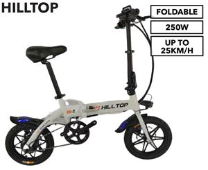 HillTop Mini Flex Electric Bike - White