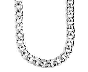 Iced Out Bling CMD CUBAN CHAIN - 10mm silver