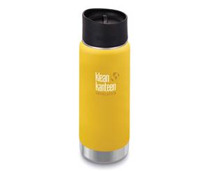 KLEAN KANTEEN INSULATED WIDE CAFE CAP 16oz 473ml LEMON CURRY