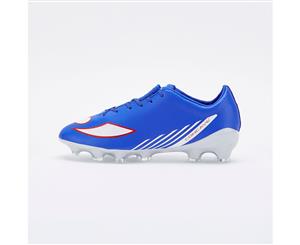 Kids Concave Volt FG - Blue/White/Red Football Boots