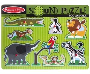 Melissa & Doug Zoo Animals Sound Puzzle