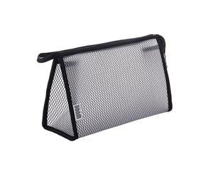 Mesh Travel Cosmetics Bag - Black