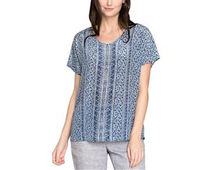 Nic+Zoe Silk-Blend T-Shirt