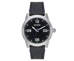 Nixon Women's 36mm G.I. Leather Watch - Black