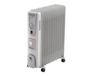 OIL11T HELLER 2400W 11-Fin Oil Column Heater With Timer Heller