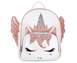 OMG Accessories Kids' Queen Pegasus Mini Backpack - White